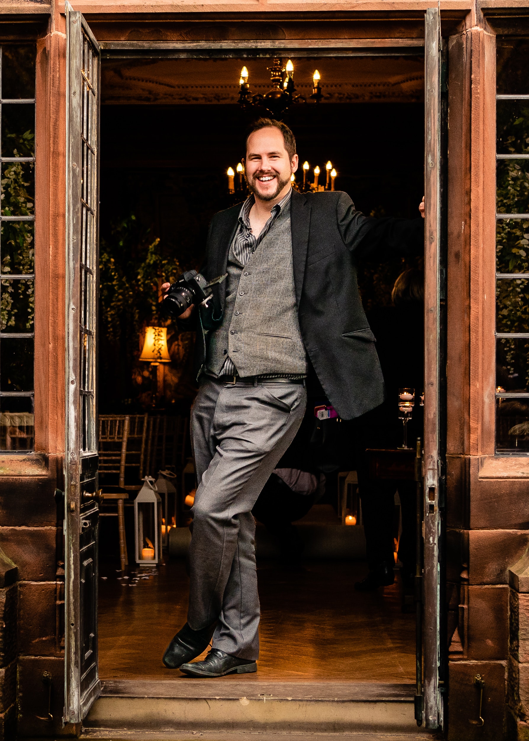 Wedding videographer at Thornton manor